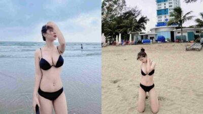 คลิปหลุดแอบถ่าย พาเธอมาเที่ยวทะเล ก่อนเยกันมันส์ๆ